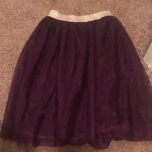 Knee length skirt